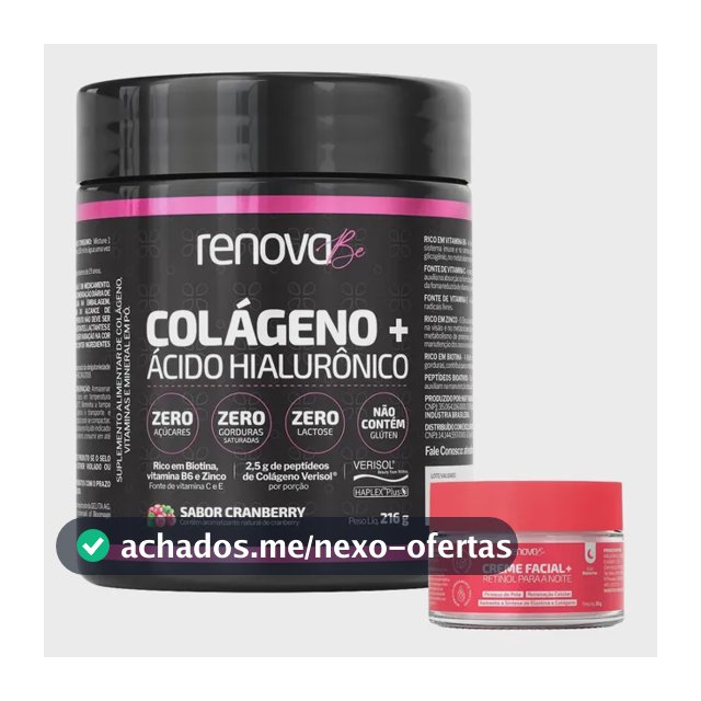Colágeno Renova Be com Verisol e Ácido Hialurônico