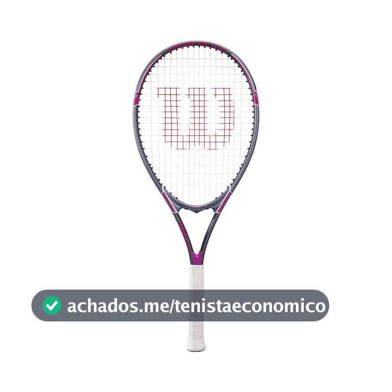 Tennis Racket Wilson Tour Slam Adult Strung 4 1/4 Purple/bla