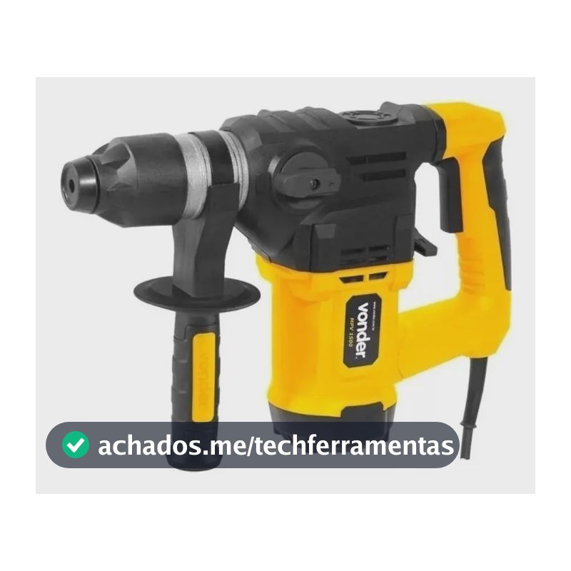 Martelete Perfurador rompedor 1500w MPV 1500 Vonder Cor Amarelo Preto Frequência 50 Hz/60 Hz