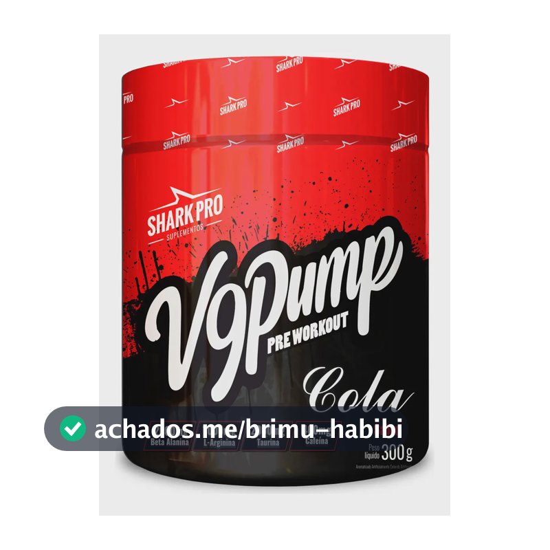 V9-pump Pre Workout - 300g Cola - Shark Pro