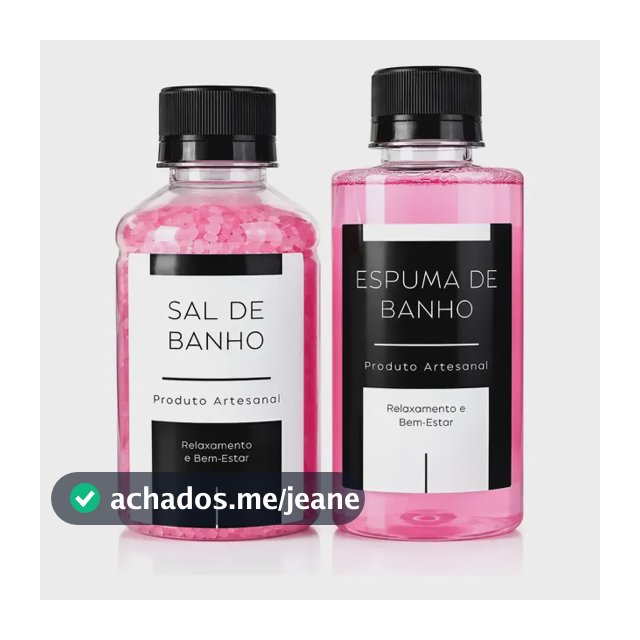 Kit Espuma De Banho + Sais Aromáticos Banheira Fragrâncias
