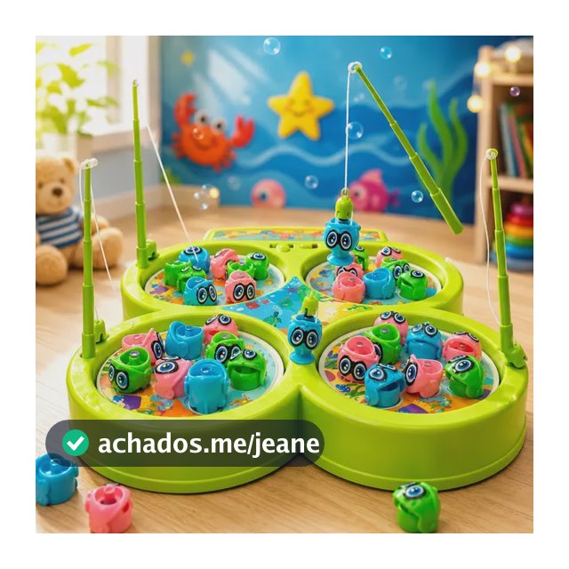 Pescaria Pega Peixe Brinquedo Infantil Para Menino E Menina