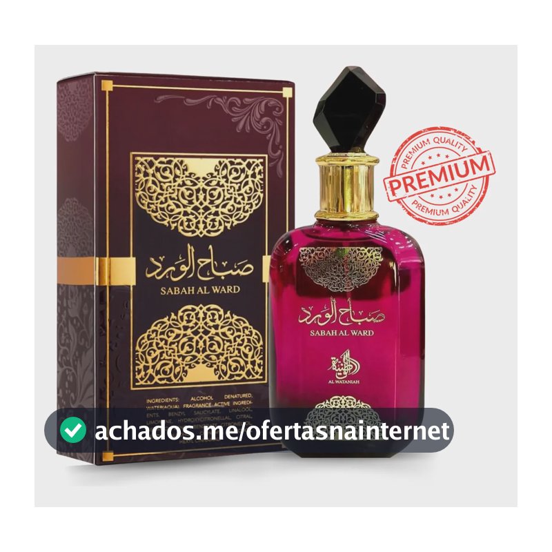 Perfume Sedutor Árabe Sabah 100ml Original Feminino