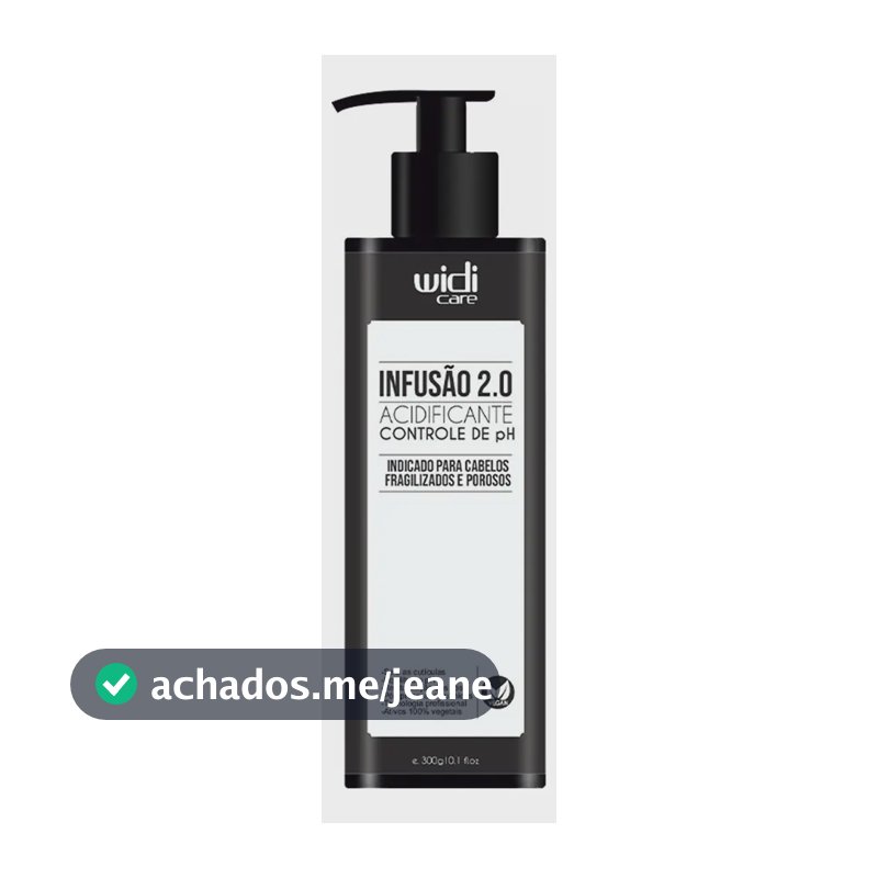 Infusão 2.0 Acidificante 300g Widi Care