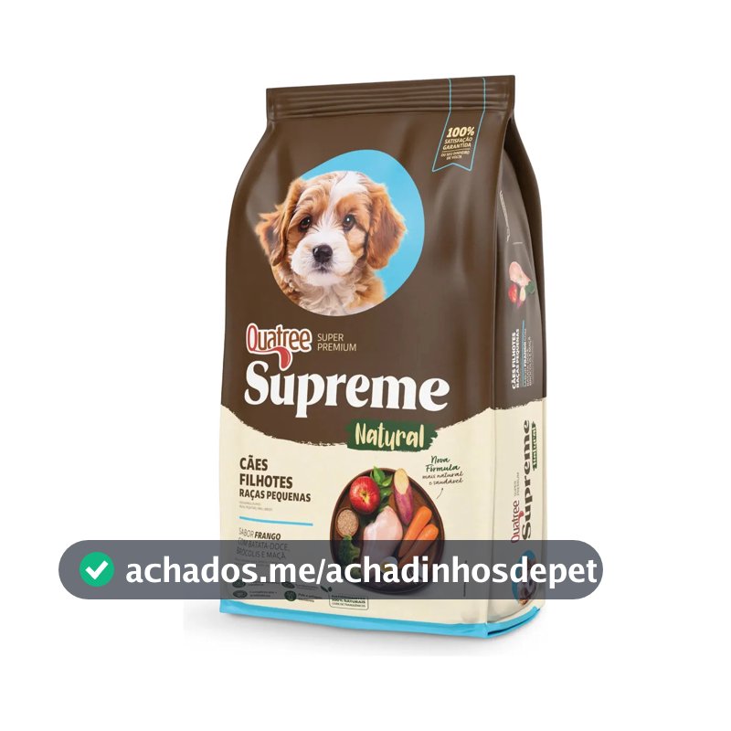 Ração Filhote Quatree Raças Pequenas Supreme 10kg
