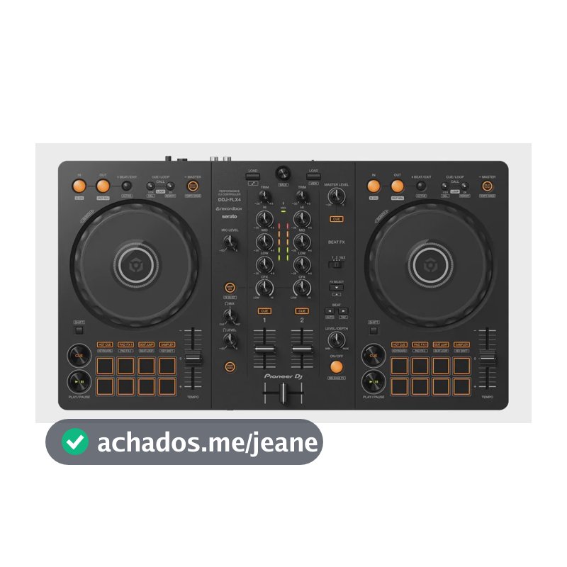Controlador Pioneer Dj Ddj Flx4 Preto