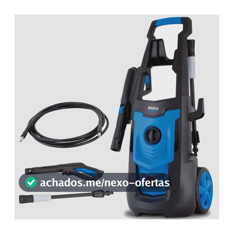 Lavadora Alta Pressão Philco 1800w Profissional 127v 2100psi Preto 127v 60
