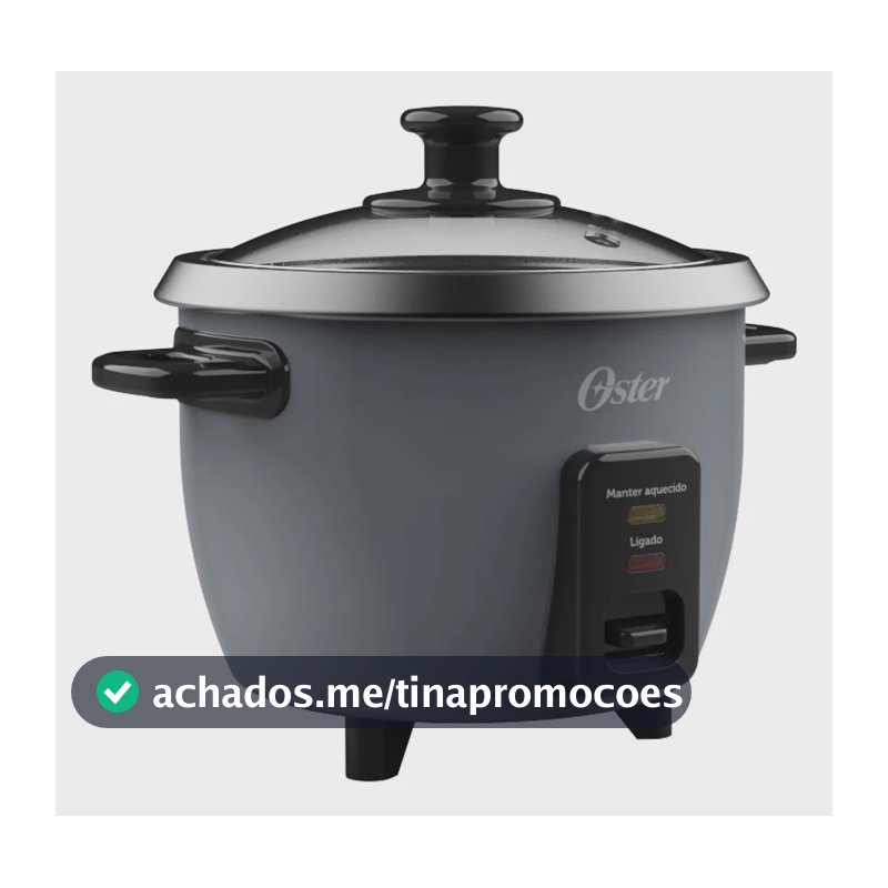 Panela Elétrica De Arroz Oster Grafite Pan306 Cinza-escuro