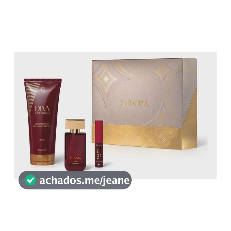 Eudora Kit Presenteável Diva Esplêndida (3 Itens)