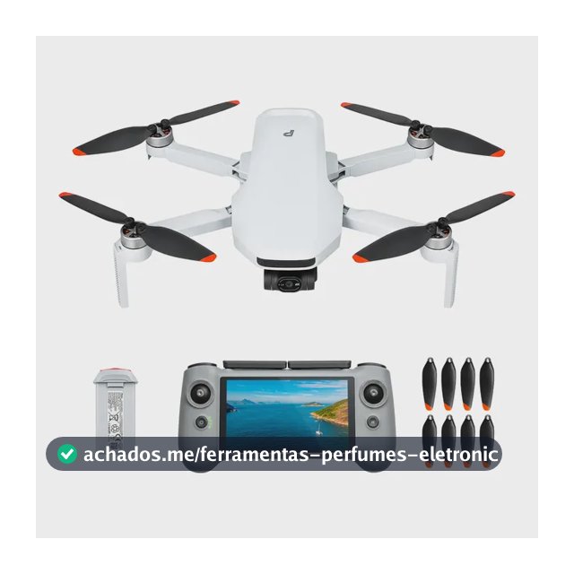 Drone Potensic Atom 2 Com Tela Fly More Câmera 4k 1 Bateria Branco