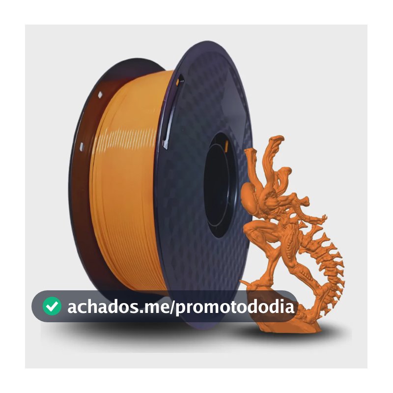 Filamento 3d Petg 1,75mm 1kg Cor Laranja Masterprint Laranja