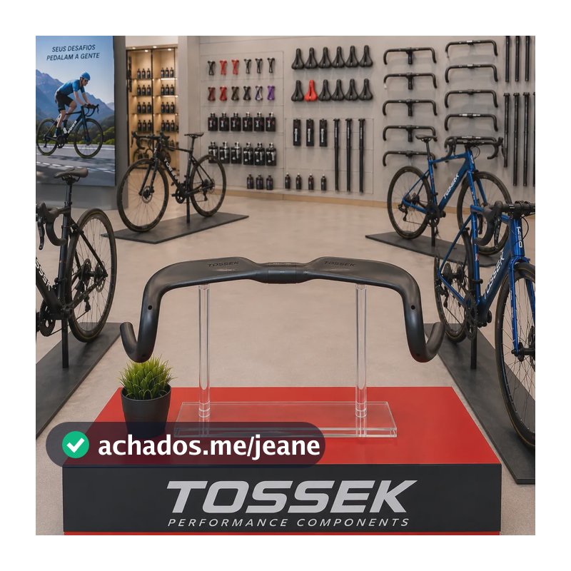 Guidão Carbono Speed Toseek Tr30 Original 31,8mm Ultraleve 420 Mm