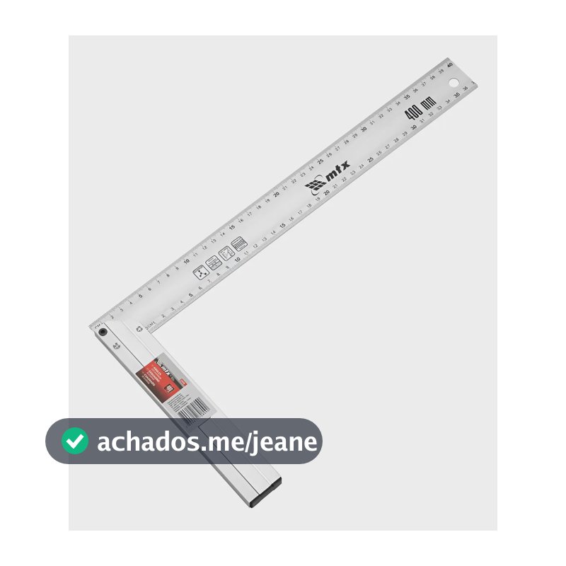 Esquadro, Aluminio Fundido, 16pol., 400mm, 1pc // Mtx