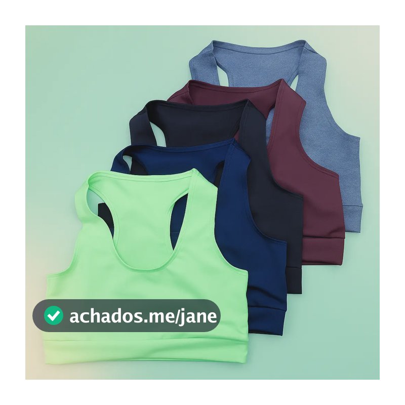 Kit 5 Top Feminino Plus Size Academia Fitness Treino Suplex Variadas G1 - Veste 50
