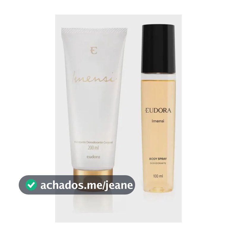 Estojo Eudora Imensi Tradicional Body Splash + Hidratante
