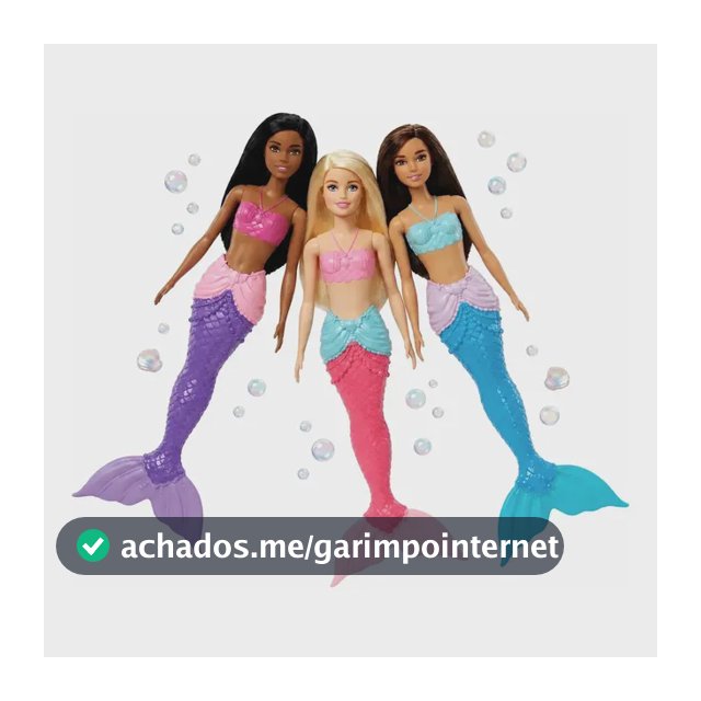 Boneca Barbie Sereia Básica Dreamtopia Arco Iris Original