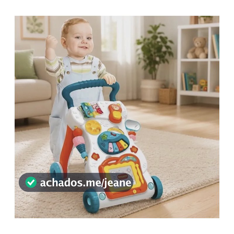 ATENTU Andador Infantil de Empurrar Musical