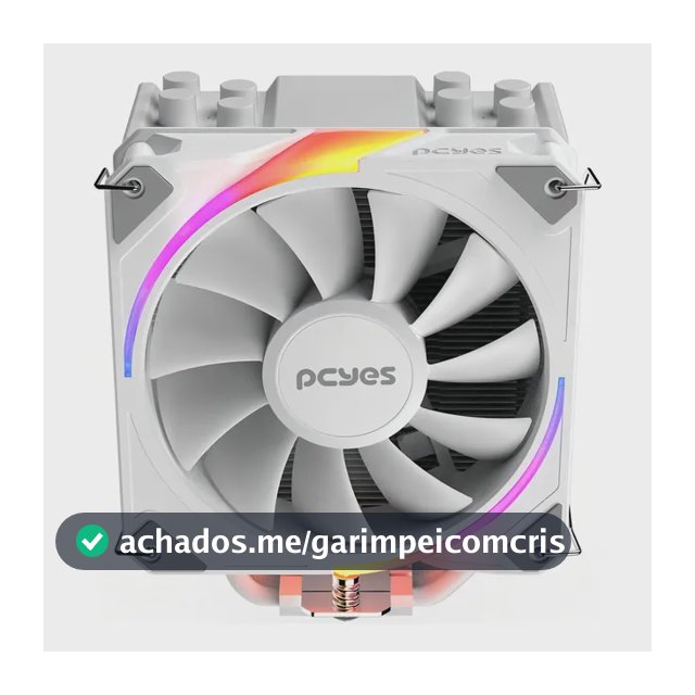 Pcyes Frost Pulse Argb Cooler Para Processador White Ghost