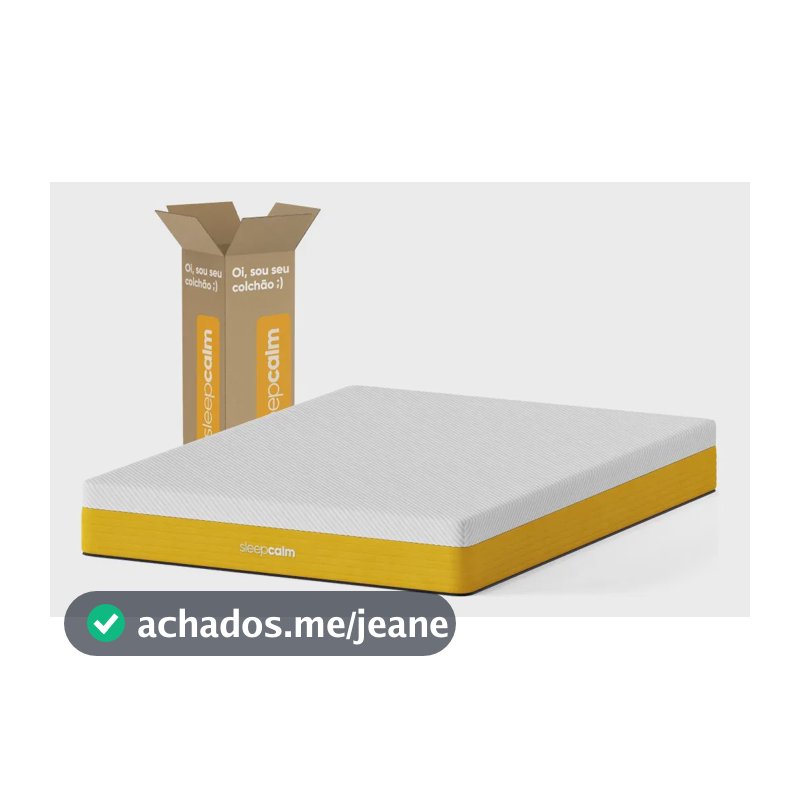Colchão Casal Sleepcalm Original Firme - Espuma com Memória 138x188cm