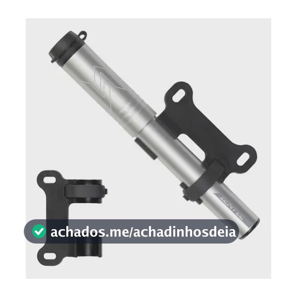 Mini Bomba Ar Sentec C/ Mangueira 120 Psi Telescopica Cor Prateado