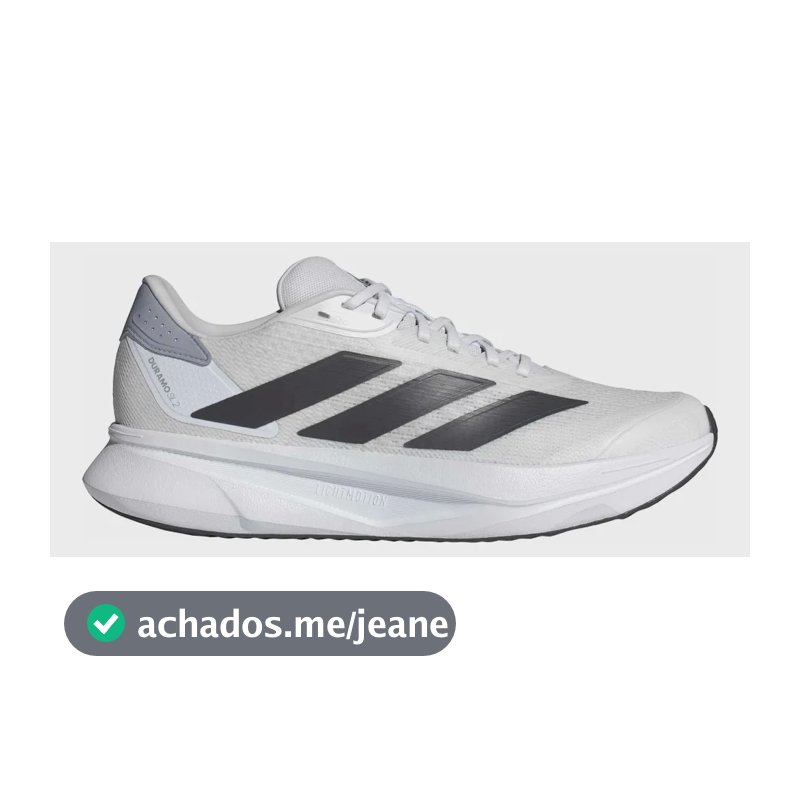 Tênis Masculino Corrida Duramo Sl 2 adidas Branco Liso 38 Br