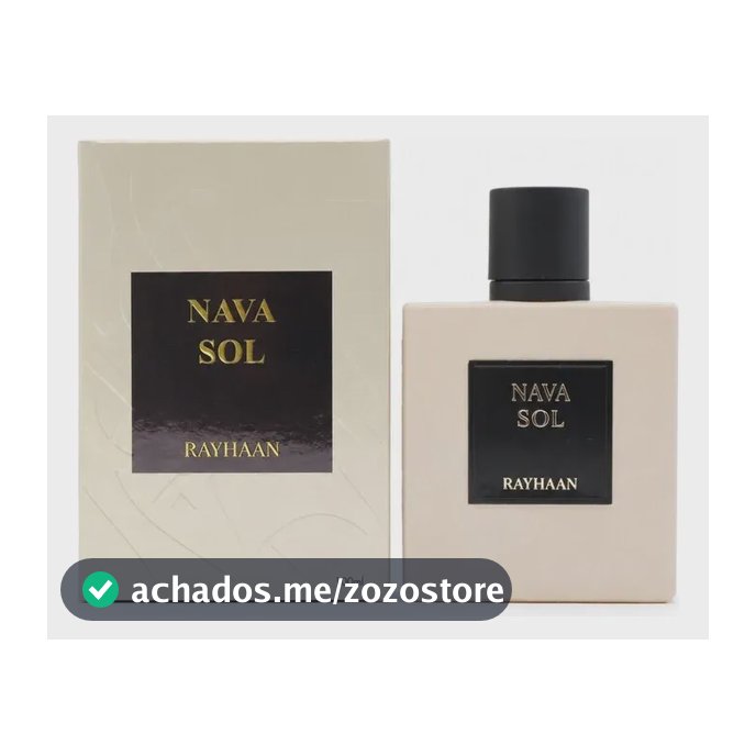 Perfume Arabe Rayhaan Nava Sol Edp 100ml Lançamento 2026