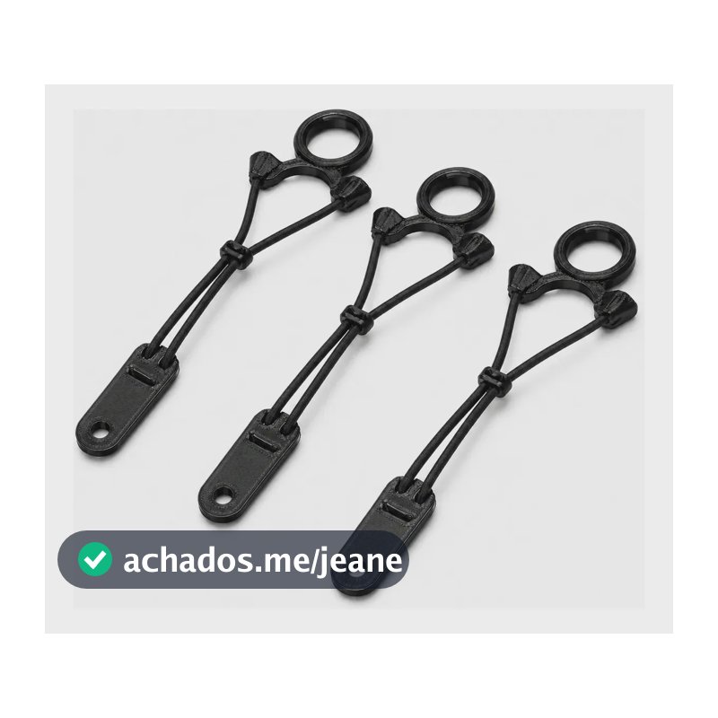 Kit 3 Elásticos Trava Salva Garrafa Caraman Ciclismo Triatlo Preto
