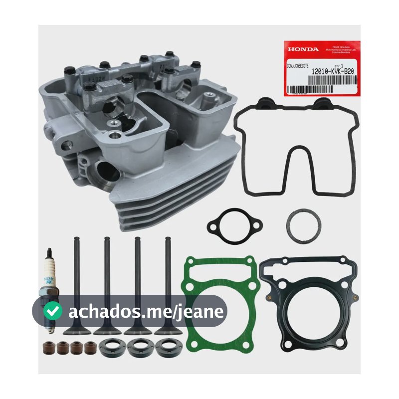 Cabeçote Cb300 Xre300 2009 A 2018 Vela Fina Original Honda