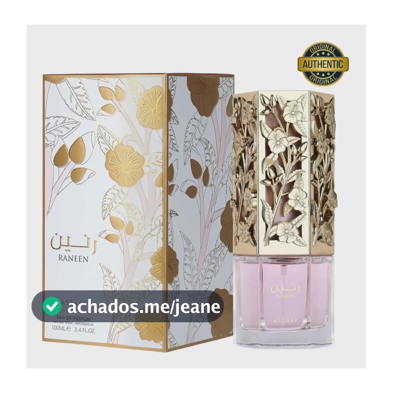 Perfume Arabe Raneen Lattafa Feminino Eua De Parfum 100ml