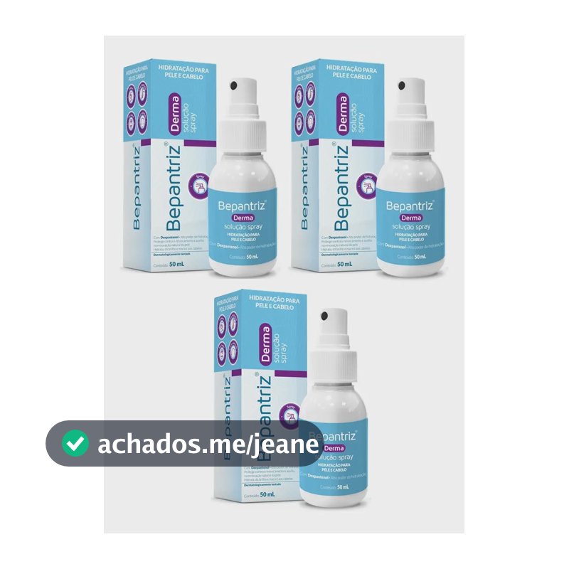 Kit 3 Bepantriz Derma Solução 50ml - Cimed