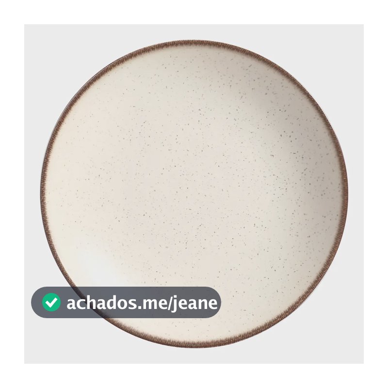 Conjunto De 6 Pratos Fundo Vanilla Alleanza