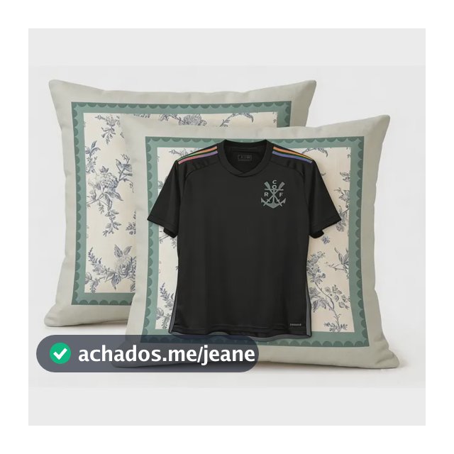 X  Capas Almofada Floral Verde Oliva Flmg  Kit 2 Sem Enc Tgu