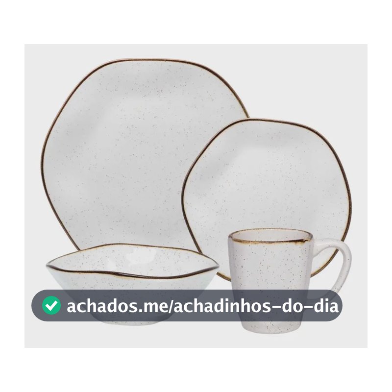 Aparelho De Jantar E Lanche 16 Peças Ryo Maresia