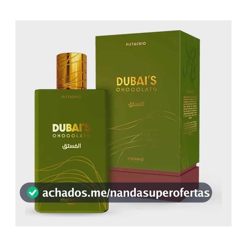 Perfume Mawwal Dubai's Pistachio 100ml Chocolate Pistachio