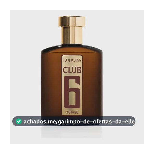 Club 6 Voyage Desodorante Colônia 95ml