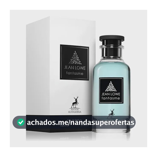Perfume Árabe - Maison Alhambra Jean Lowe Fantasme Edp 100ml