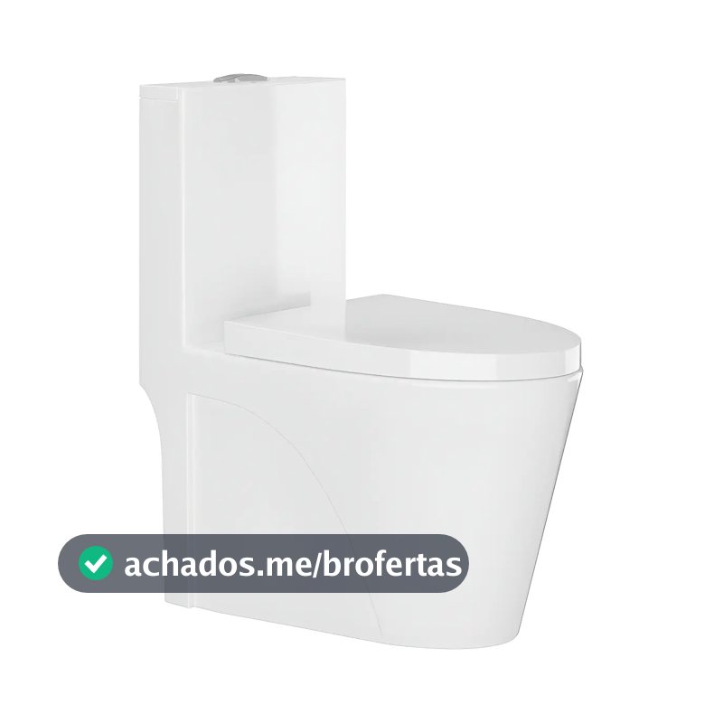 Vaso Sanitário Tubrax Monobloco VAB0002 Caixa Acoplada Completo Privada Cor Branco