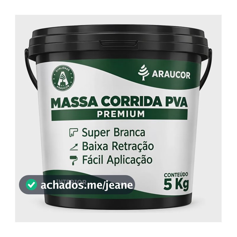 Araucor Massa Corrida Pva 5kg