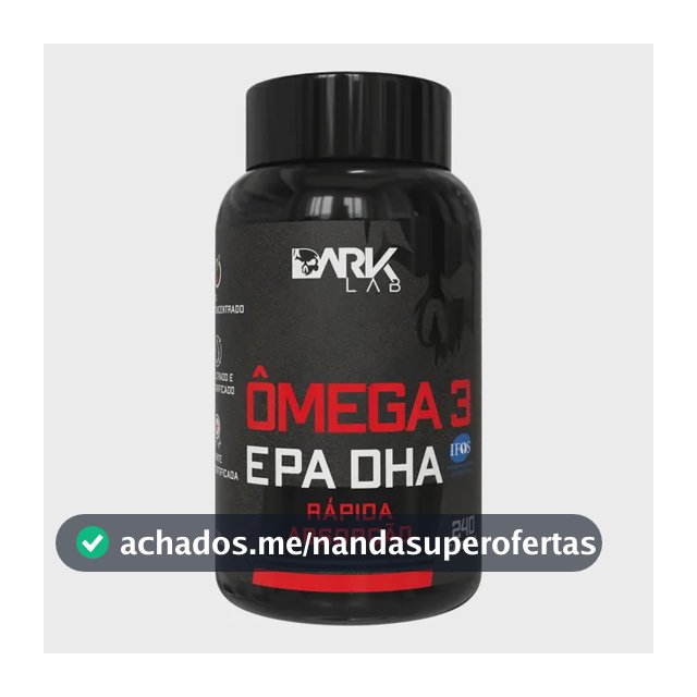 Ômega 3 Epa Dha 240 Cápsulas Dark Lab
