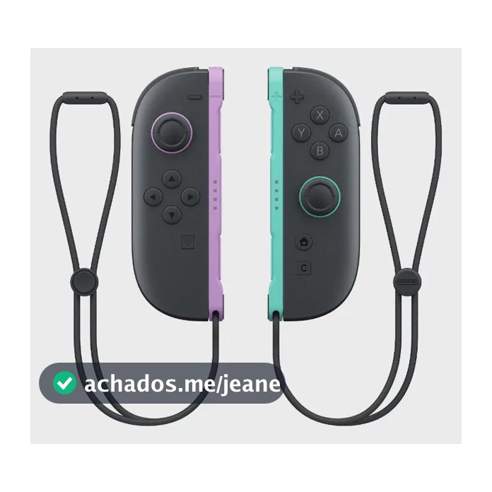 Controles Joy-con 2 Roxo Claro E Verde Claro - Ns2