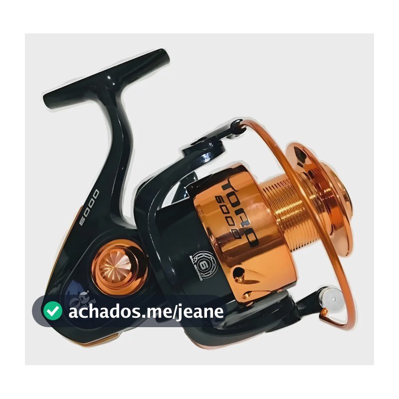 Molinete Maruri Toro 6000 Pesca Pesada Pintado Tambaqui Laranja-escuro Direito/esquerdo