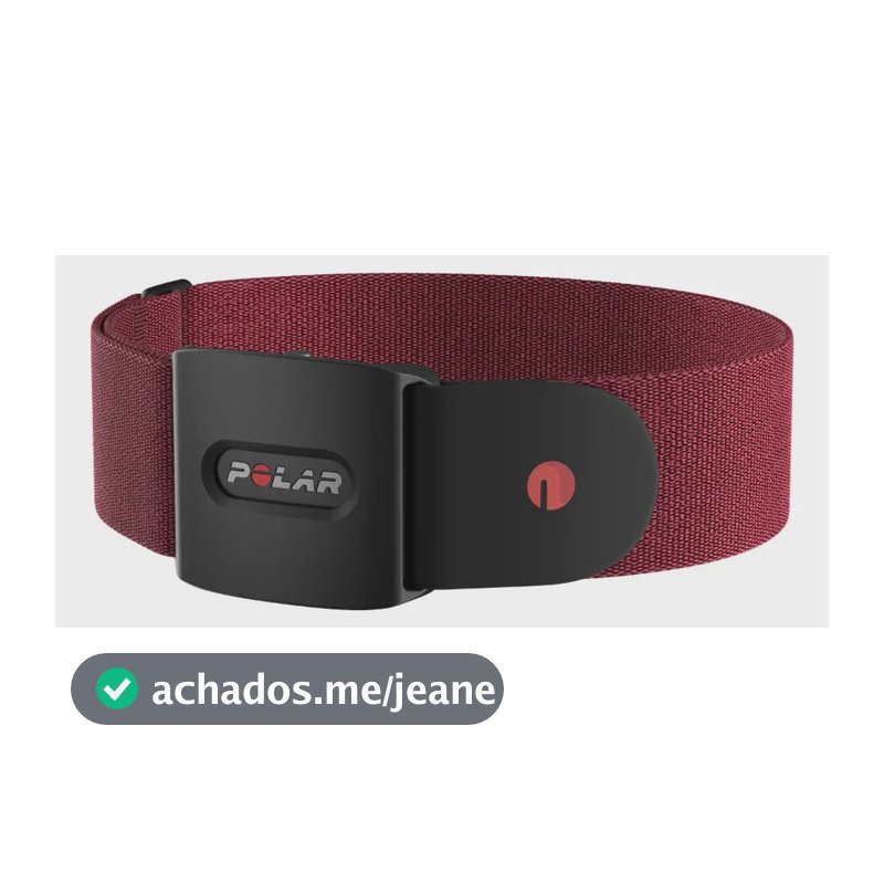Sensor Cardíaco Óptico Polar Verity Sense Vermelho Escuro (M/GGG)