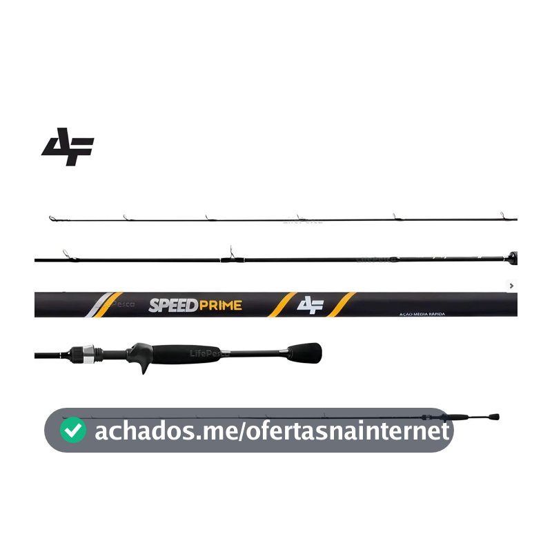 Vara de Pesca Casting Albatroz SpeedPrime C561 1.7m Fibra de Carbono