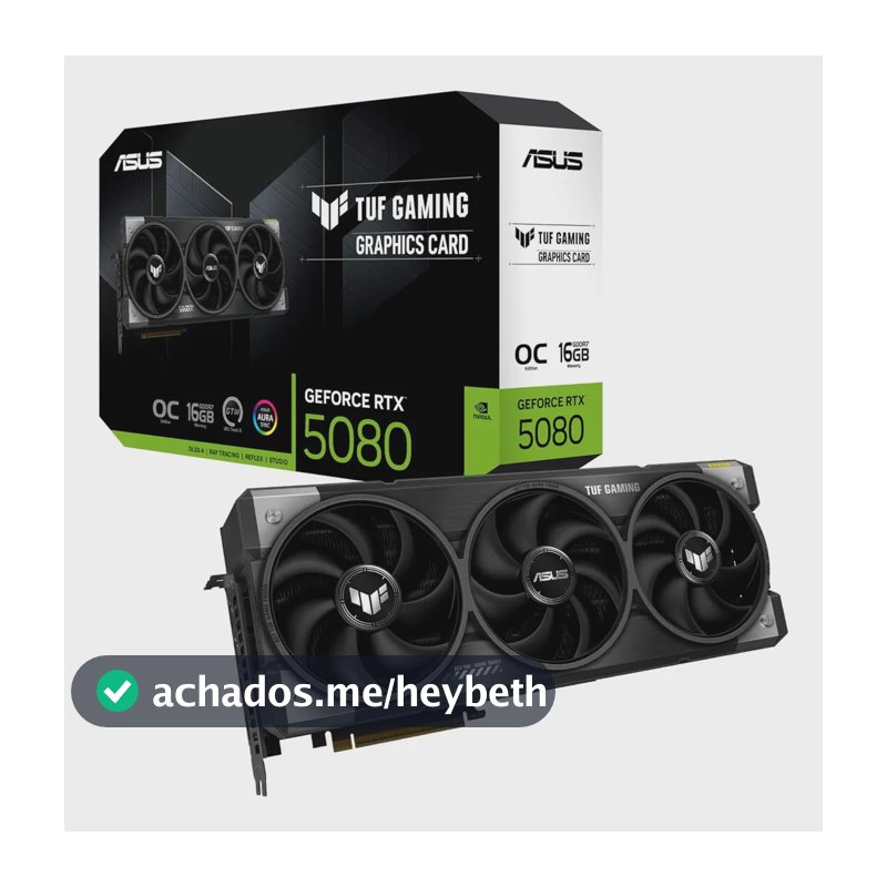 VGA Asus Geforce Nvidia Tuf Rtx 5080 16gb Gddr7 Oc Edition