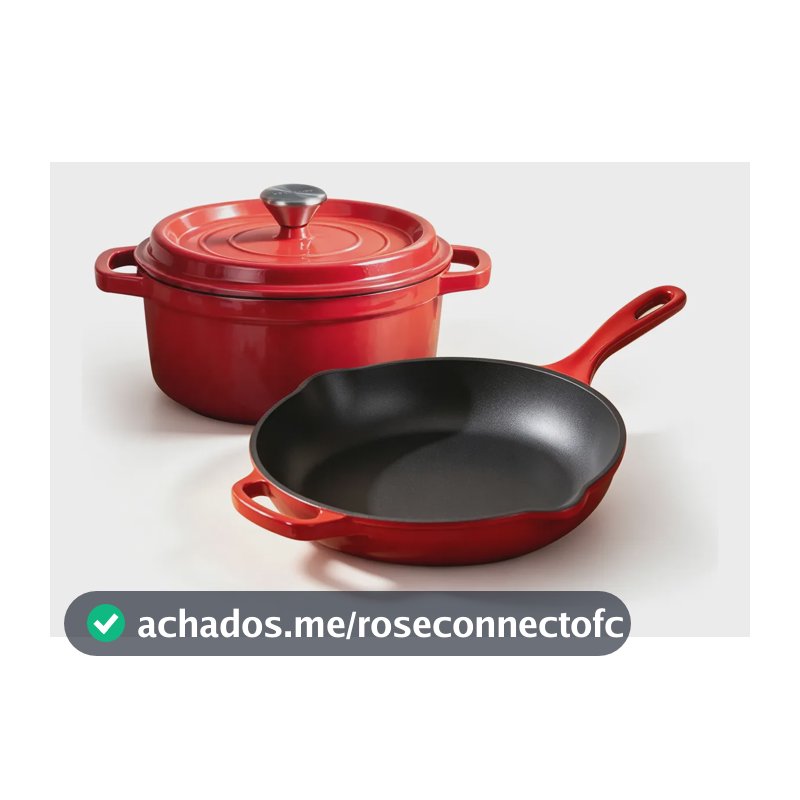 Kit 9 Panela Esmaltado Caçarola/frigideira Com Utensílios Sem Utensílios De Silicone