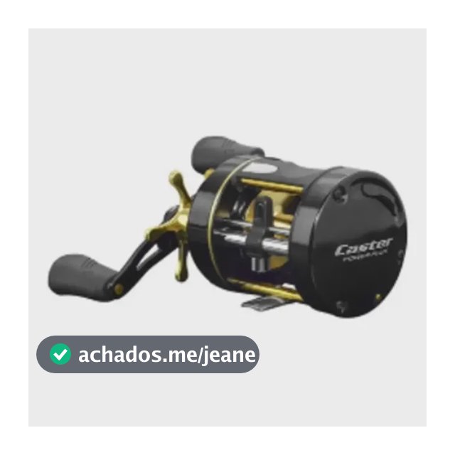 Carretilha A.R Variedades Mt Caster Power Plus 400 6 Rolamentos Preto Direita