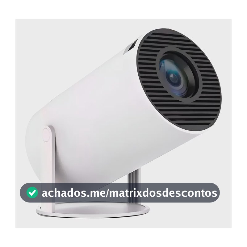 Projetor Hy300 Suporta 4k 1080p Wifi 6 Android 11 Portátil. Cor Branco