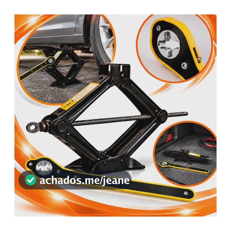 Macaco Mecânico Sanfona 1500kg Chave Catraca Ultra Tools