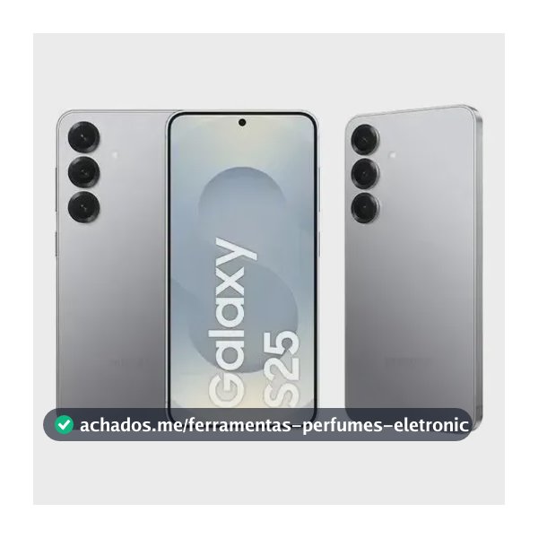 Samsung Galaxy S25 5G, 256GB, 12GB, Câmera Tripla - Prata