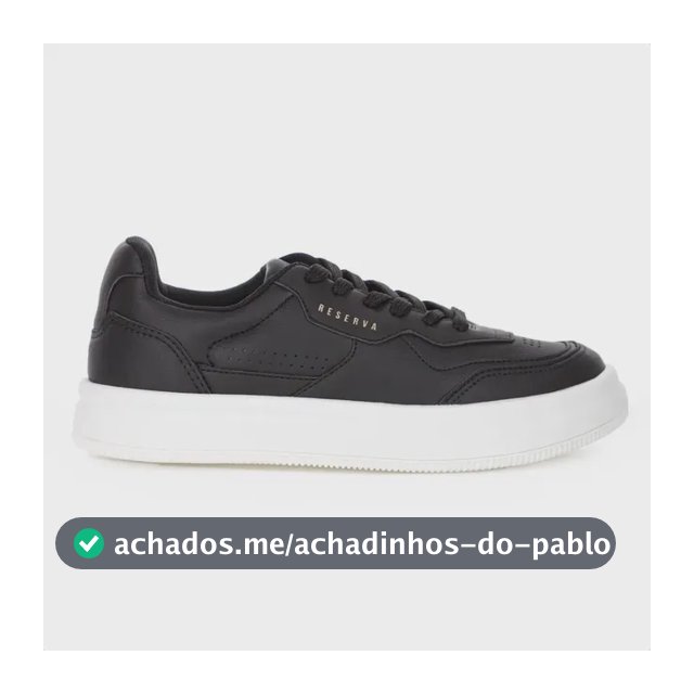 Tênis Reserva Masculino Casual Cano Baixo Antiderrapante